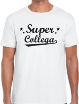 Super collega cadeau t-shirt wit heren S