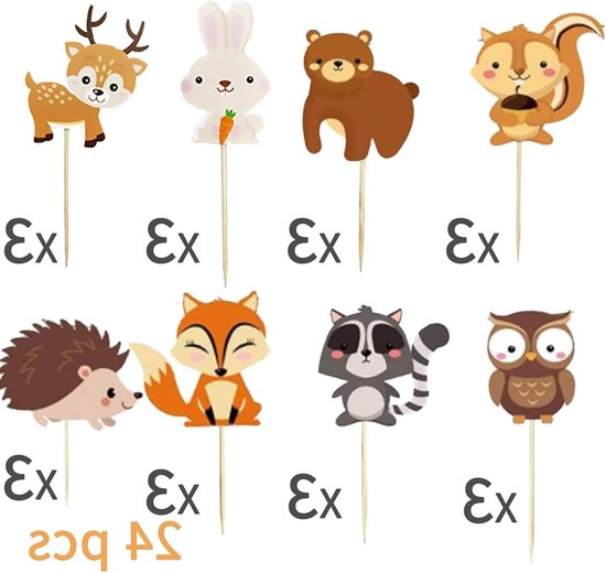 Vrolijke paas-cupcake-toppers, paaseieren, cupcake-topper
