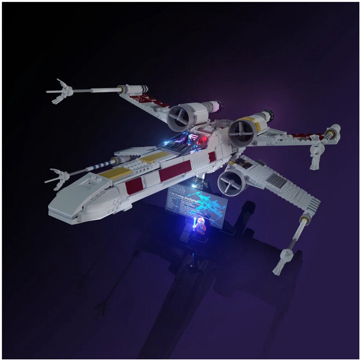 LMB 2.0 - Verlichtingsset geschikt voor LEGO® Star Wars X-Wing Starfighter 75355