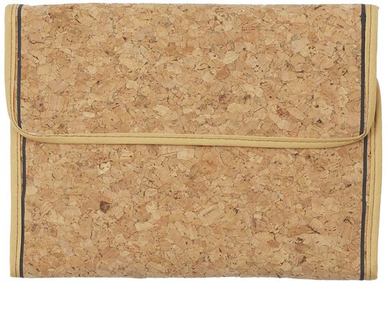 Cook Concept Wijnfles koeler/koelelement hoes - kurk look - 15 x 20 cm - Flessenkoeler - Wijnkoeler van Cook Concept — afbeelding 5