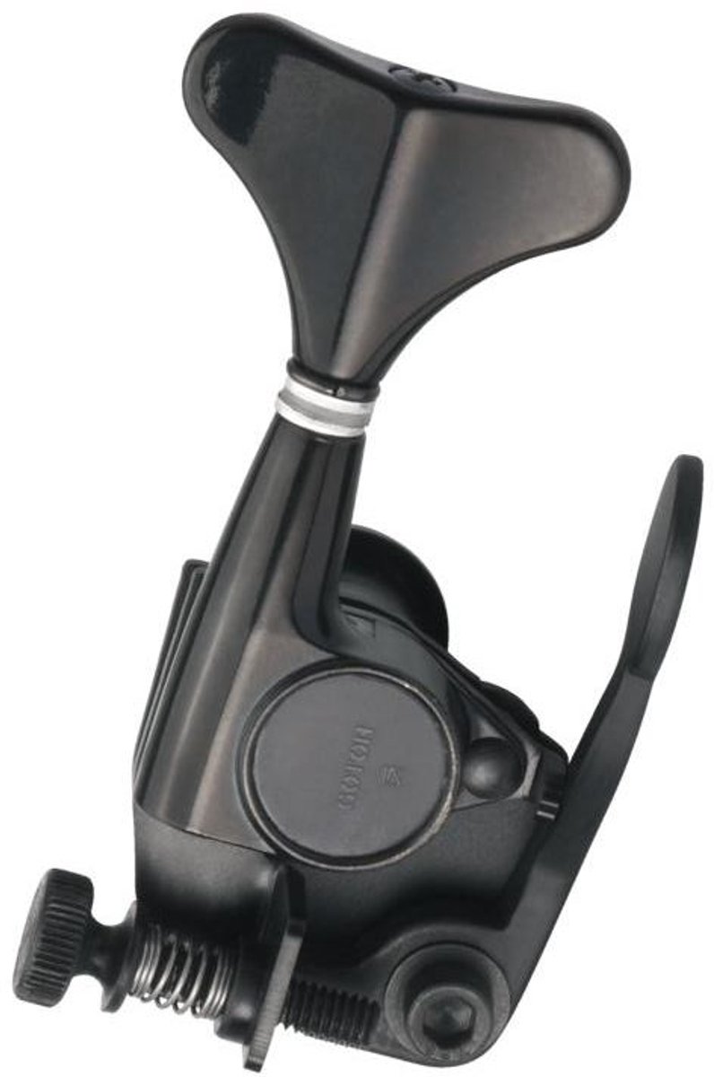 Hipshot D'Tuner Extender Key GB7 zwart - Basgitaar stemmechaniek