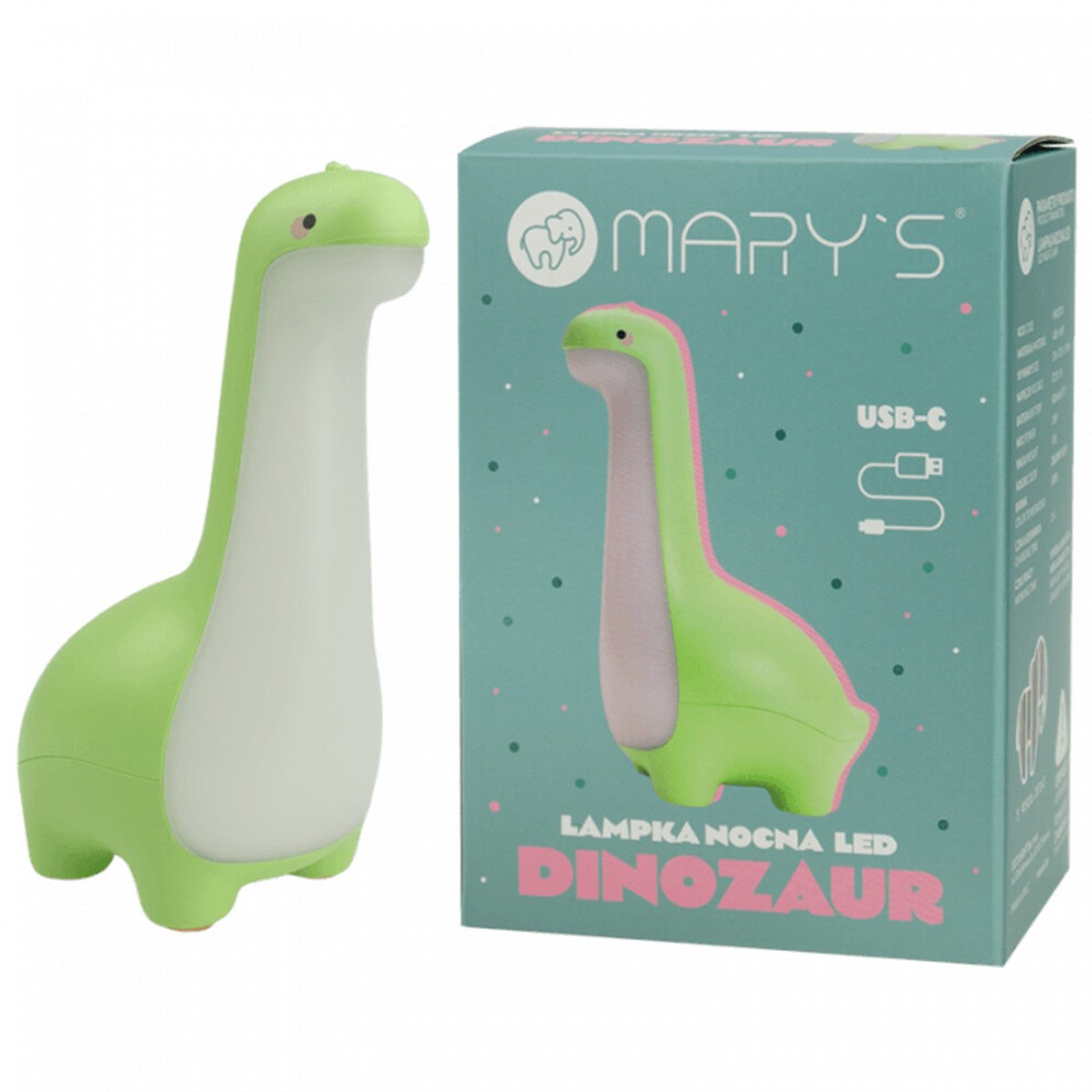 Mary's - Nachtlamp - Dinosaurus