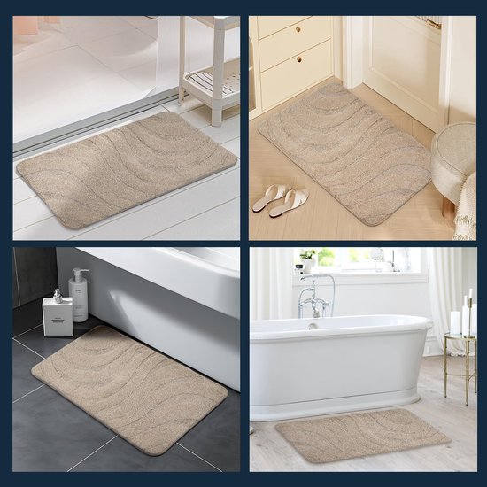 3 delige badmat set met toiletbrilhoes u vormig toiletkussen - Belgium