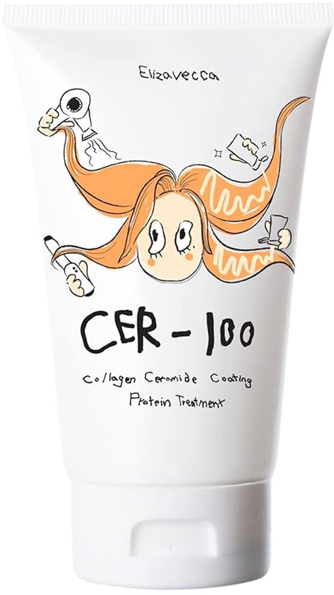 Elizavecca - Milky Piggy - CER-100 - Collagen Ceramide Coating Protein Treatment - Haarmasker - 100ml