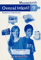 Overal tekst! maatschrift groep 7 (per set van 5 stuks)