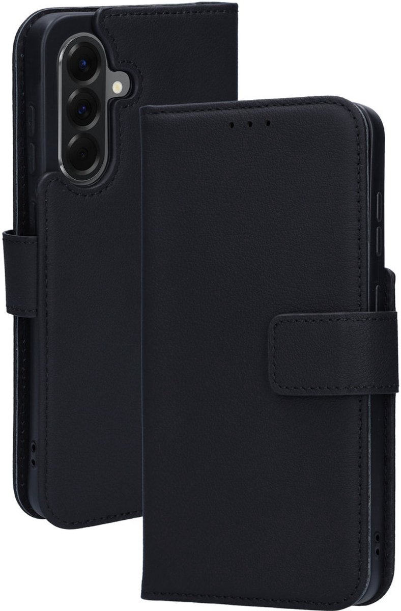 Mobiparts Leather Wallet Case geschikt voor Samsung Galaxy A56 - Zwart
