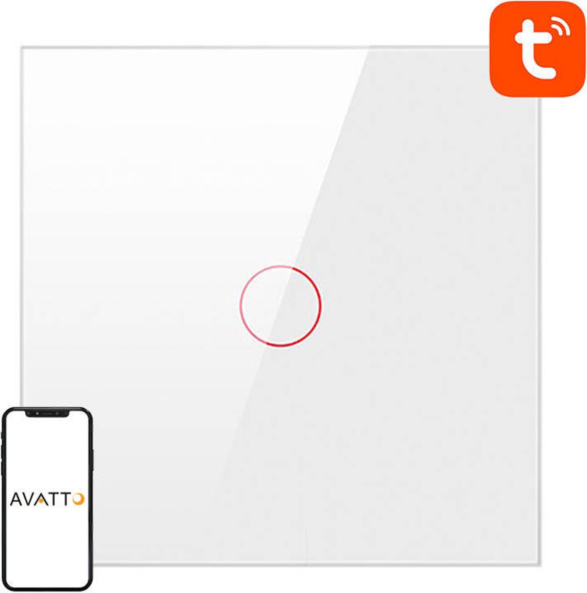Avatto Touch Lichtschakelaar Zigbee Schakelaar Voor Tuya