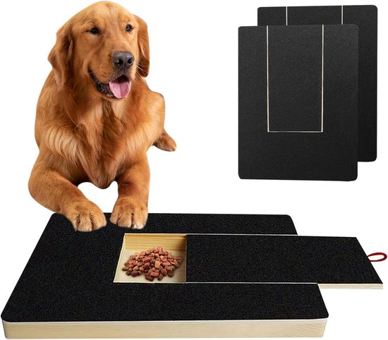 Nagelkrabplank voor honden - Geïntegreerde traktatiebox