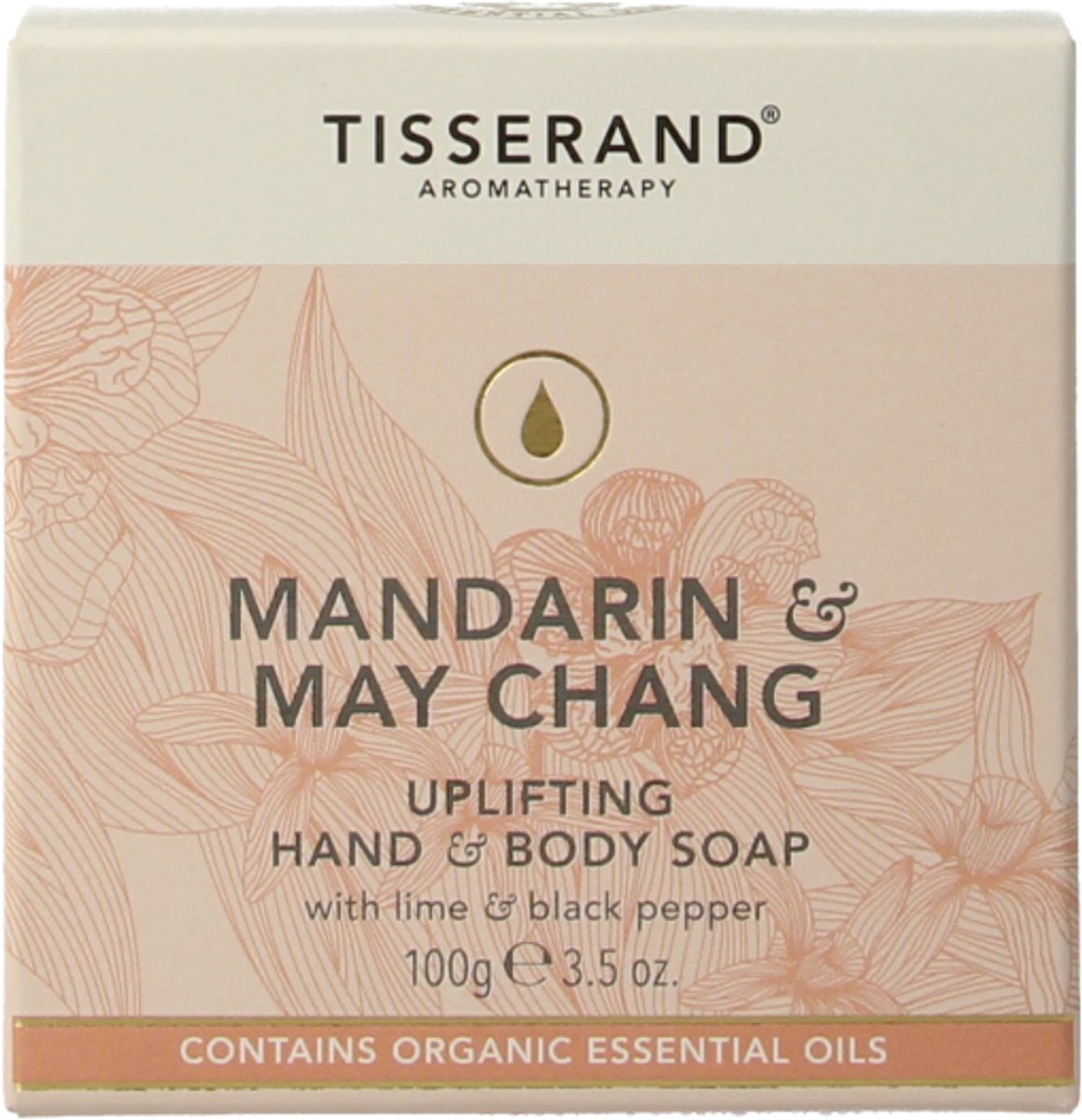 Goedkoopste Tisserand Zeep mandarijn & may chang 100 Gram