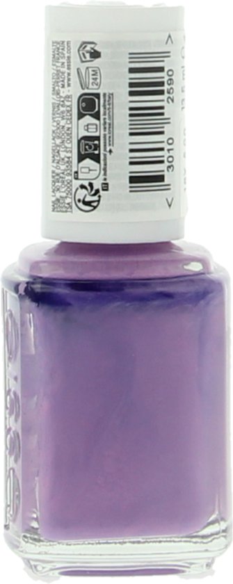 Essie nagellak in de kleur paars met een witte dop.