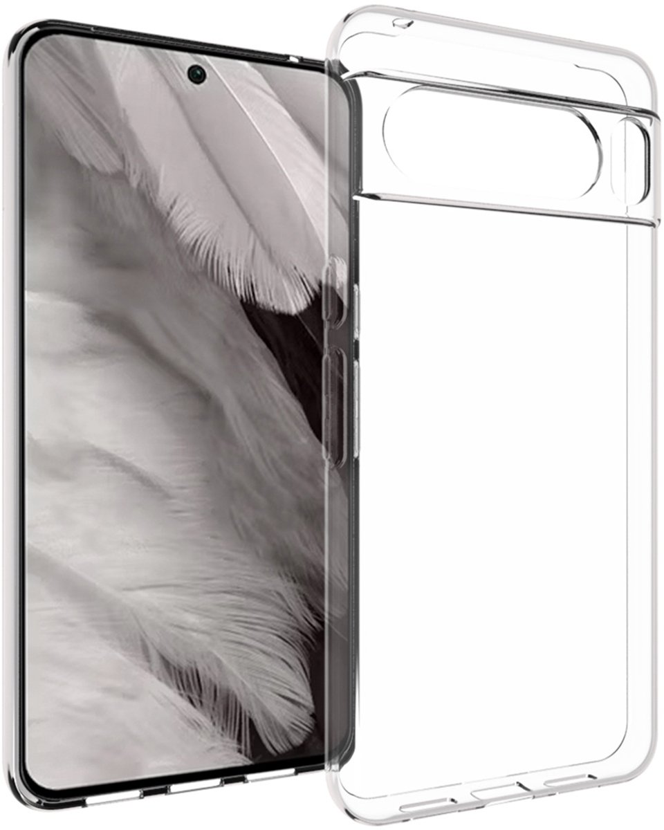 Accezz Hoesje Geschikt voor Google Pixel 8 Pro Hoesje Siliconen - Accezz Clear Backcover - Transparant