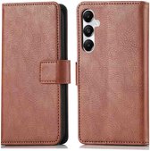 imoshion Hoesje - Geschikt voor Samsung Galaxy A55 (5G) - Luxe Bookcase - Bruin