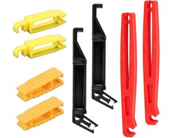 Zekeringtrekker: 8 stuks, 4 maten - Kunststof, betrouwbaar, auto- en motorfietszekeringen (Nederlands)