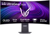 LG UltraGear OLED 45GX950A - 5K - Curved Ultrawide Gaming Monitor - Dual-Mode 165hz/330hz - USB-C 90W - Displayport 2.1 - 45 inch
