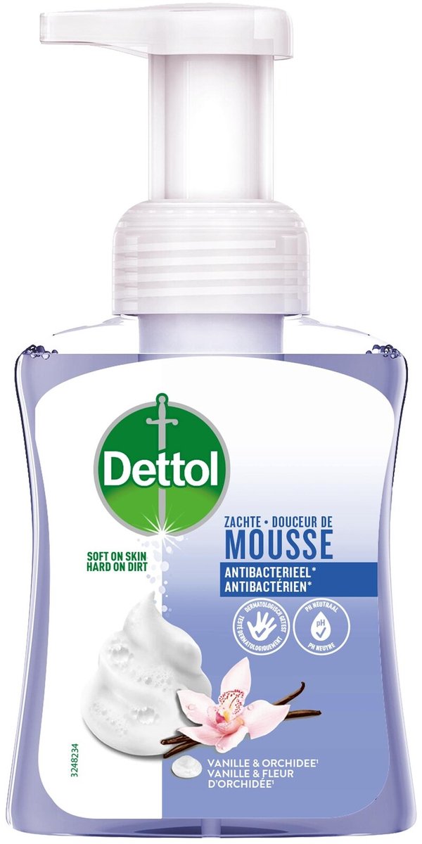 Dettol Mousse Vanilla & Orchid 250ML