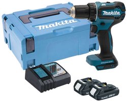 Makita Gereedschap - 18V Accu Boor-/schroefmachine, 2x accu 2,0 Ah, lader DDF485RAJ