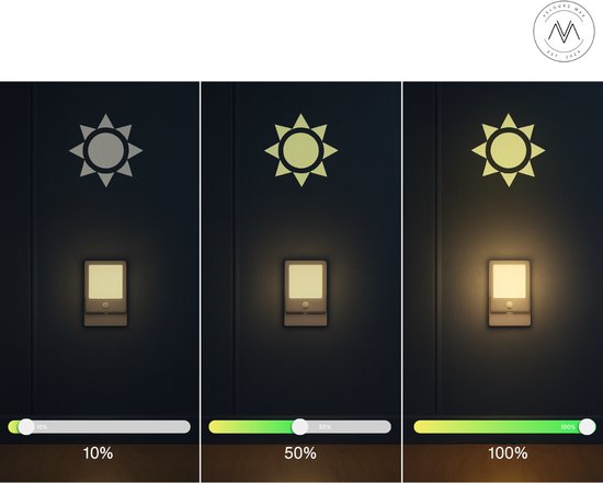 Velours Max® - Nachtlampje - Nachtlampje Met Bewegingssensor - Nachtlampje Stopcontact - Plugin Ledlamp - Warm Licht - Dimbaar - Baby - Kinderen - Peuter - Nachtlampje Volwassenen - Nachtlampje Kinderen - Nachtlampje Baby - Lampen - Lampjes - Kind van Merkloos — afbeelding 3