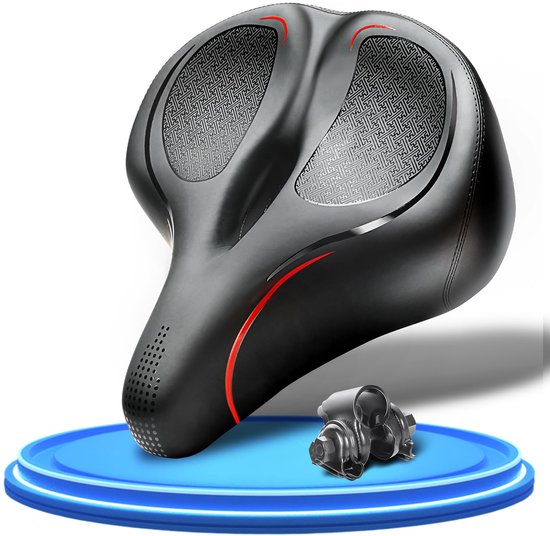 ROCKBROS Fietszadel Kussen Siliconen Gel Gewatteerd Fiets Zitkussen Extra Comfortabel Fiets Zadelhoes Fiets Zadelkussen voor Fietsen, Mountainbike