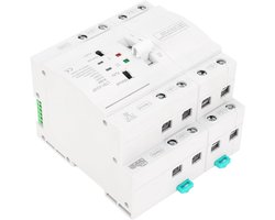 40A Automatic Inverter, Dual Power ATS 4P 220V 100A Multifunction Automatic Switching Switch