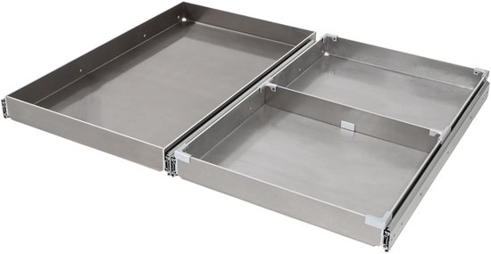 Set de glissières de tiroir + montage au sol incliné 30 cm 12" extension complète capacité de charge 250 kg rails de tiroir robustes supports de faible luminosité en aluminium 300 mm 12 pouces pour véhicule utilitaire