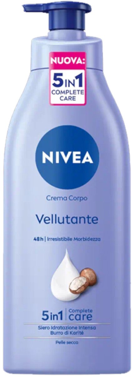 NIVEA bodymilk - Velvet crème met pompje 500 ml
