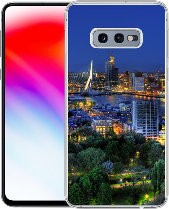 Coque Samsung Galaxy S10e - Rotterdam - Pays- Nederland - Skyline - Siliconen - Noël - Cadeaux - Cadeaux chaussures