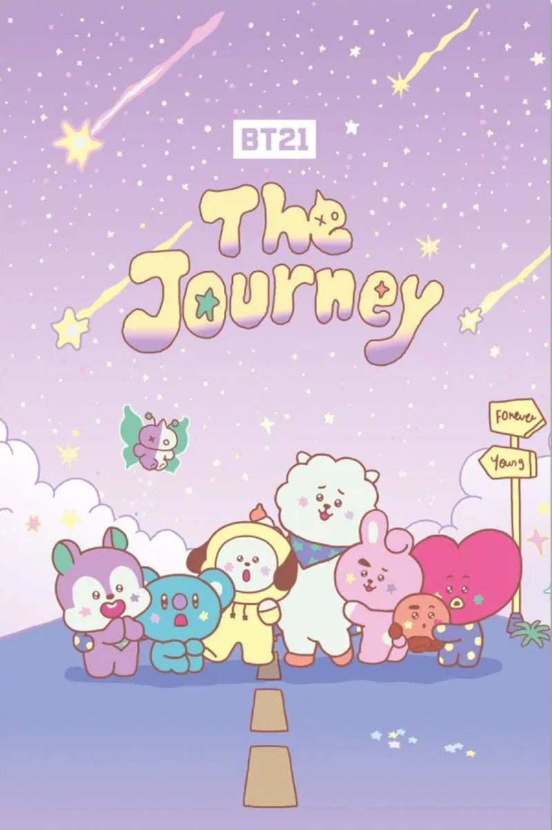 Grupo Erik Poster BT21 - The Journey 61x91,5cm Divers