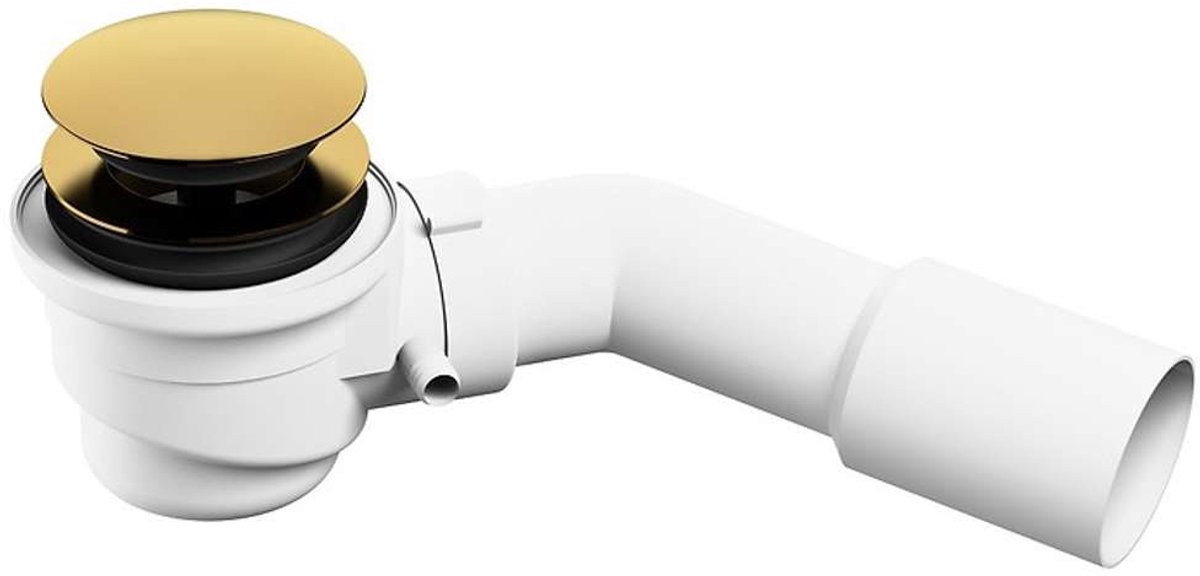 Cersanit Crea - Badafvoerset, ClickClack, goud S904-009