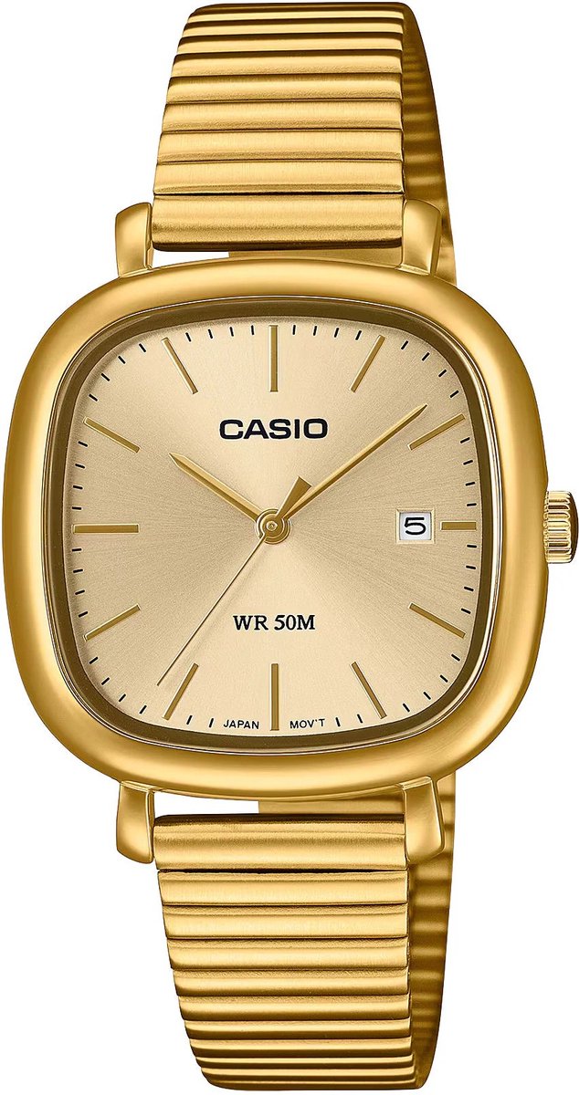 Casio Casio Collection LTP-B166G-9AVEF Horloge - Staal - Goudkleurig - Ø 30 mm