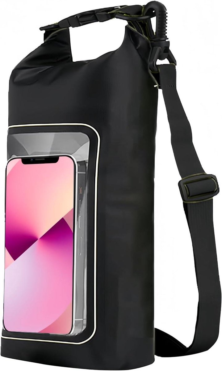Allecto Plus - Waterdichte droogzak voor mobiele telefoon - 2 liter capaciteit - Touchscreen - Voor surfen en kajakken - Waterdichte telefoontas