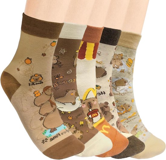 Made by Nami Grappige 3er Set - Witte Tennissokken Katoen Unisex Heren Dames Made by Nami Grappige 3er Set - Witte Tennissokken Katoen Unisex Heren Dames