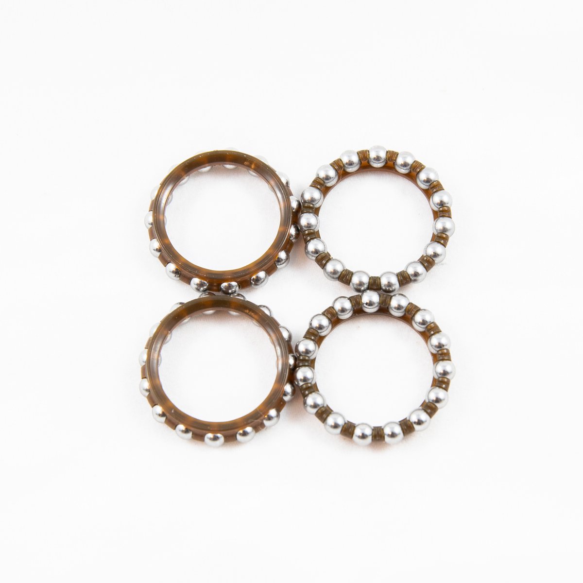 NAAFSET KOGELLAGER RINGEN - 4 ST.