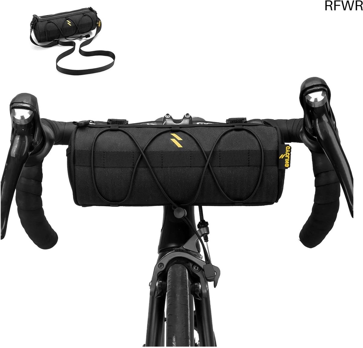 RFWR® Multifunctionele Fietsstuurtas met Schouderband - Ideaal voor MTB en Racefiets - 2,4L