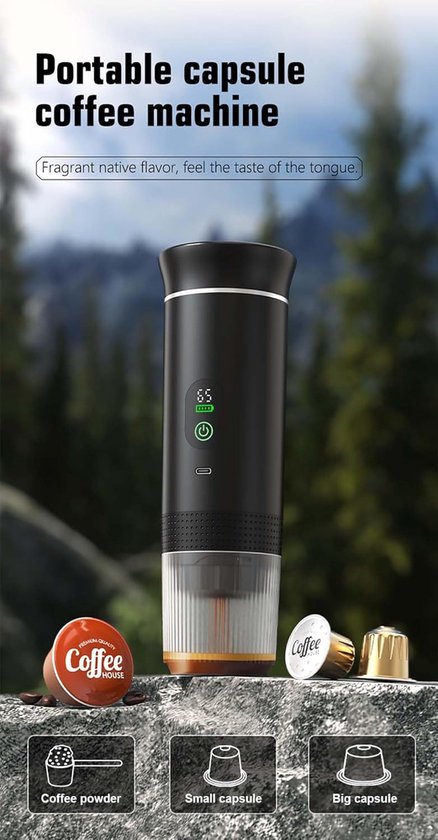 3-in-1 Draagbare Koffiemachine - Elektrische Espresso Machine