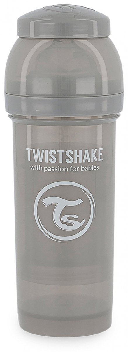 Twistshake Babyfles Antikoliek 260Ml - Pastel Grijs van Twistshake — afbeelding 5