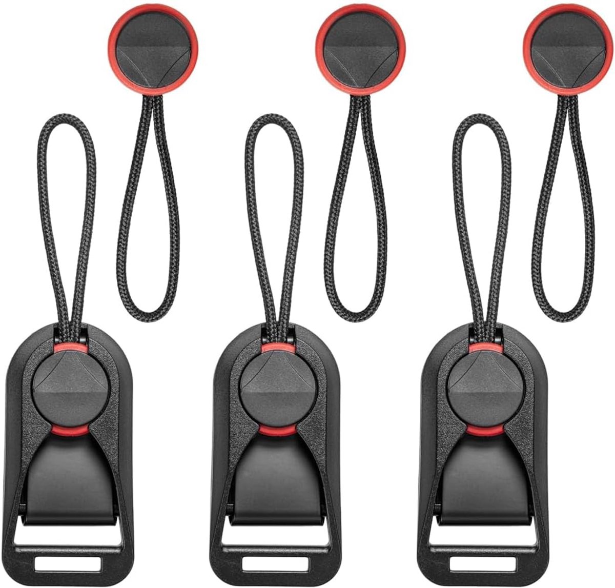 Camerariem-adapters met snelsluiting - 6 stuks - veelzijdig