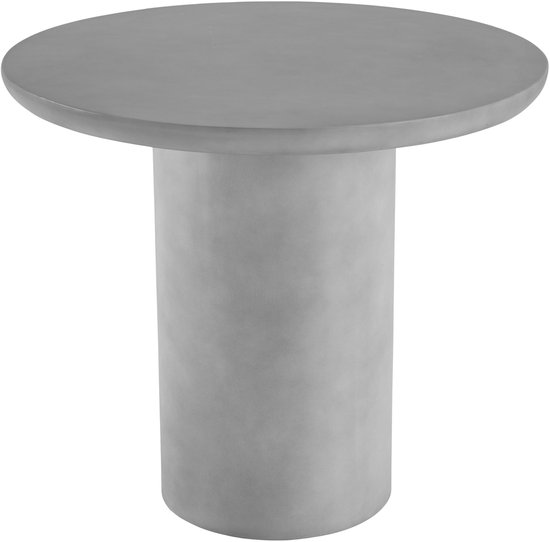 tectake® Ronde Tuintafel Talmi - Buitentafel - ⌀ 86,5 cm x 75,5 cm - Tafel voor Tuin, Terras, Balkon - Tafel Rond - Bijzettafel voor Binnen en Buiten - Weerbestendig