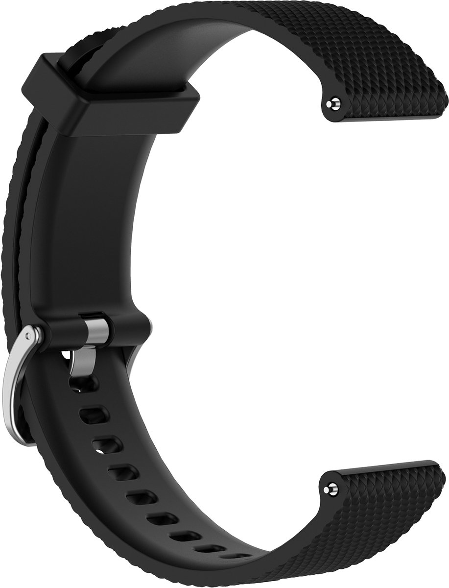 Geschik voor Garmin Forerunner 245 / 245M armband siliconen zwart