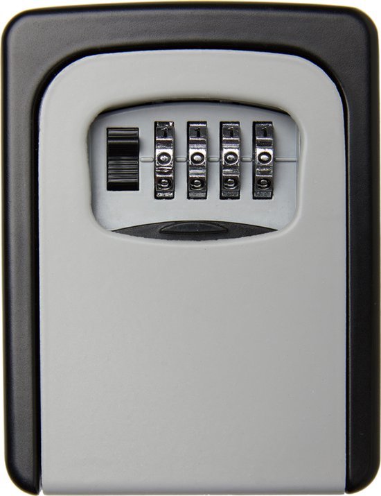 Livenzo sleutelkluis van staal + Nederlandse handleiding inclusief wandmonatge cijferslot grijs zonder merknaam