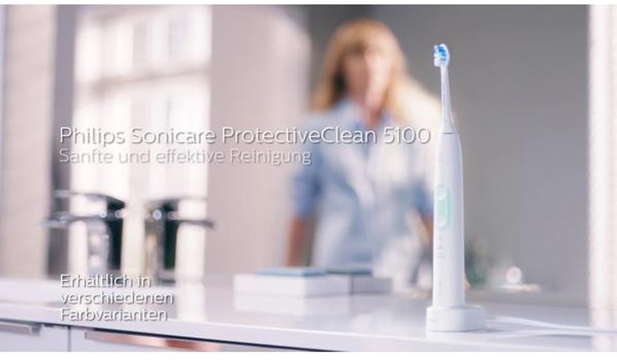 Philips HX6851/34 Sonische Tandenborstel Wit en Blauw - afbeelding 2