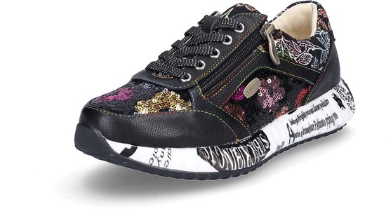 Laura Vita dames sportschoenen zwart