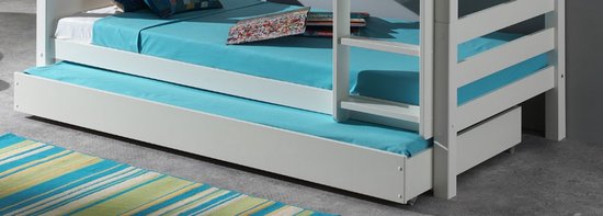 Vipack - Familiebed Scottie 3 - 140x200 - Wit