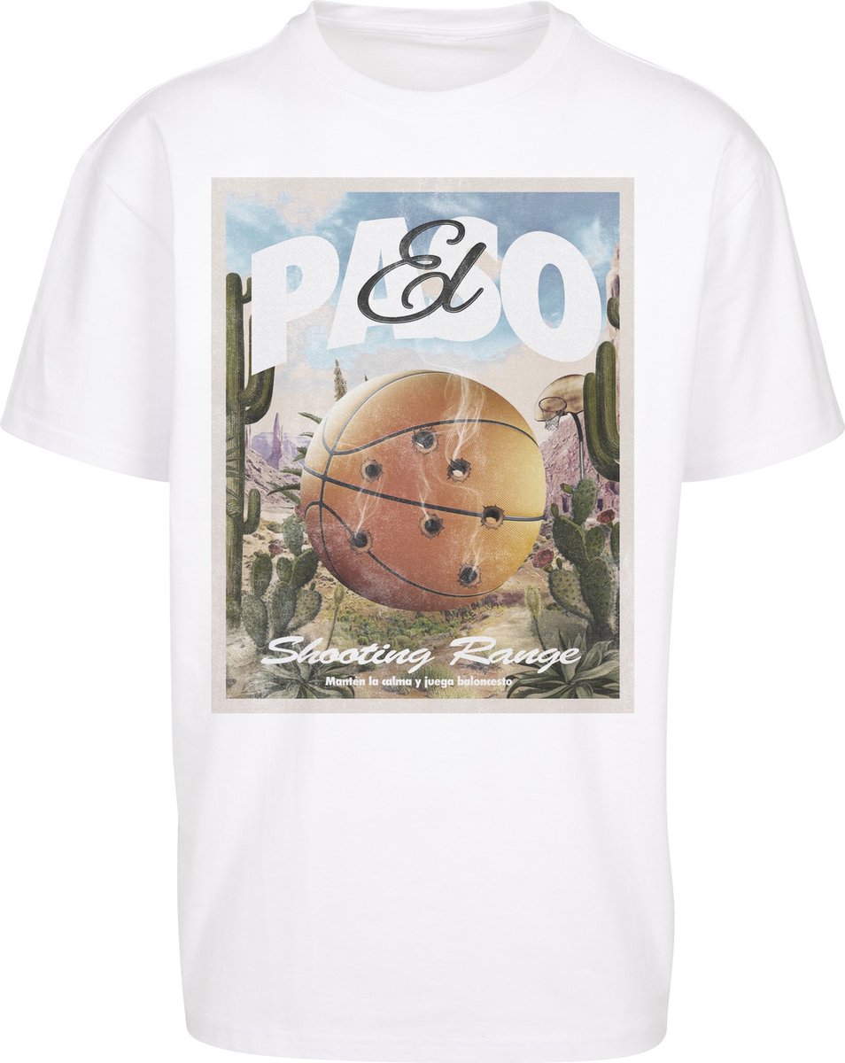 Mister Tee El Paso Oversize Heren T-shirt M Wit
