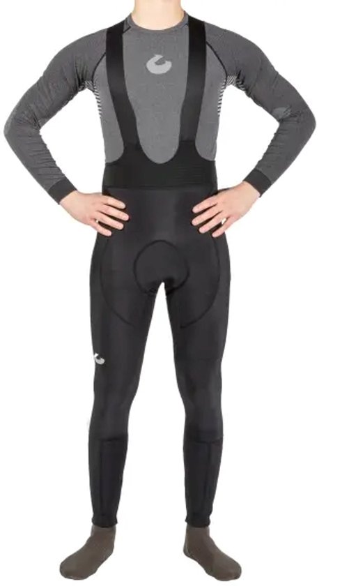 21Virages - Cuissard long à bretelles Macon - Homme - Zwart - Taille S