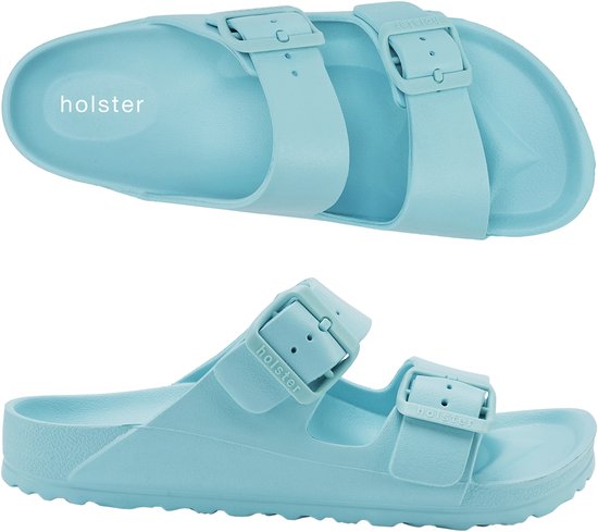 Holster Holster Sundreamer - Vegan Slides - Podologisch Goedgekeurd Slipper BLAUW - Maat 41