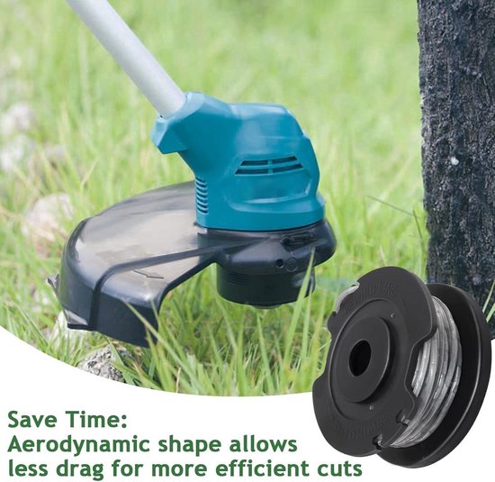 6 stuks Spool - 2 hoes - geschikt voor Bosch Easy Gras Cut 18 V 23 26 18 Strimmer Bijlagen - Onderdeelnummer F016800569 F016800385 van Merkloos	 — afbeelding 4