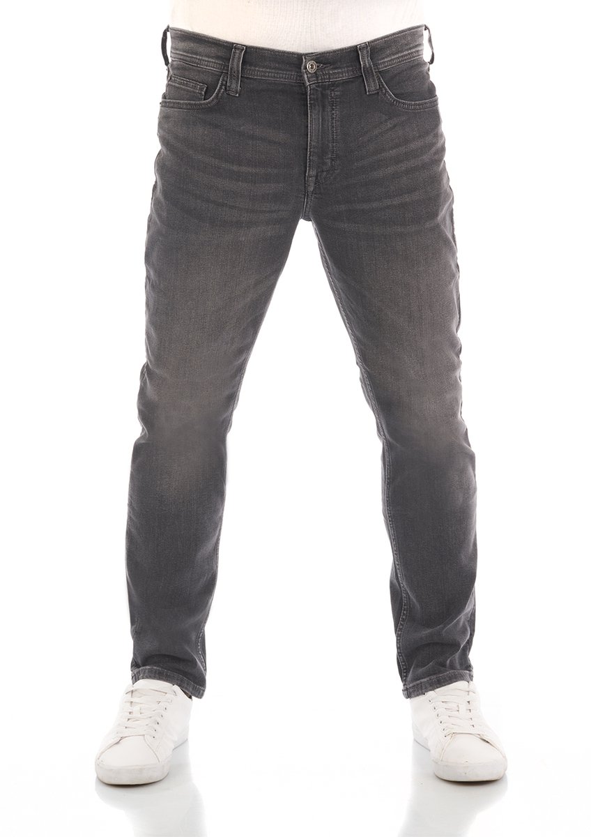 Mustang Heren Jeans Broeken Vegas slim Fit Zwart Volwassenen