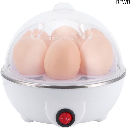 CLATRONIC Platte eierkoker EK 3497 400W wit/sr | voor 6 eieren