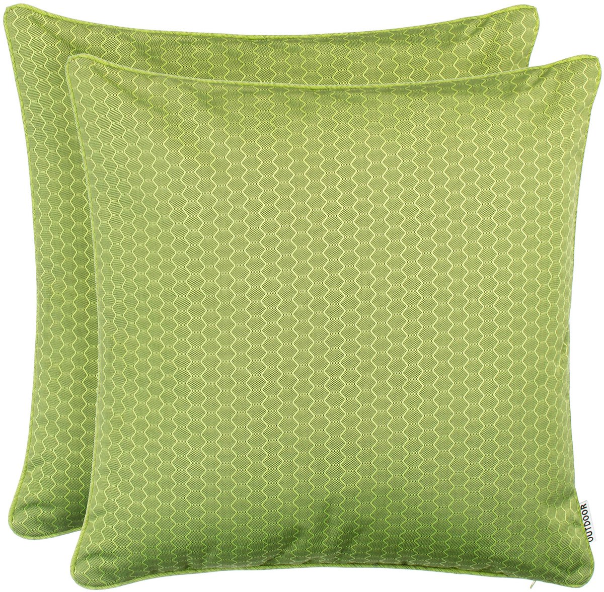 Ibenzoa® Set van 2 Weerbestendige Sierkussens met Waterafstotende Eigenschappen voor Buiten en Binnen