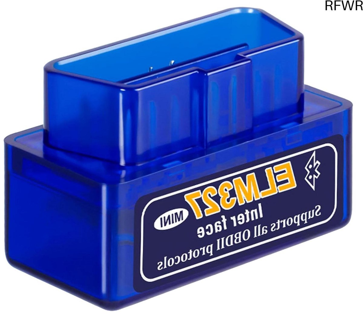 RFWR® Compacte Bluetooth OBD2-scanner voor Efficiënte Voertuigdiagnose